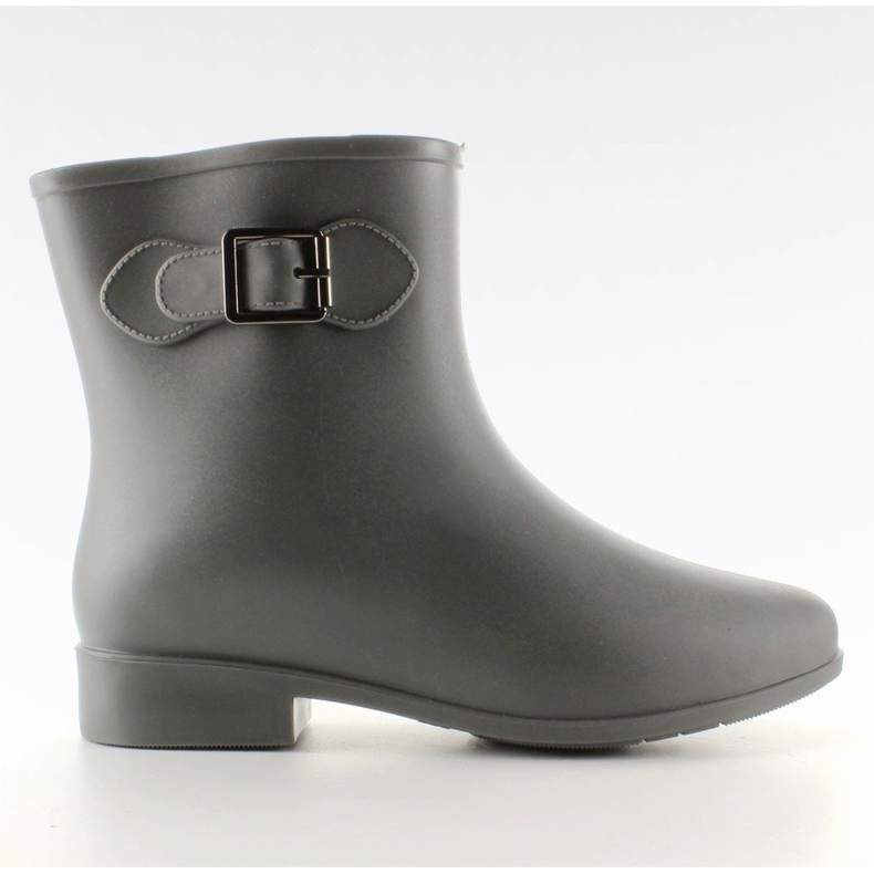 Stiefeletten mit D32 Grey Schnalle grau