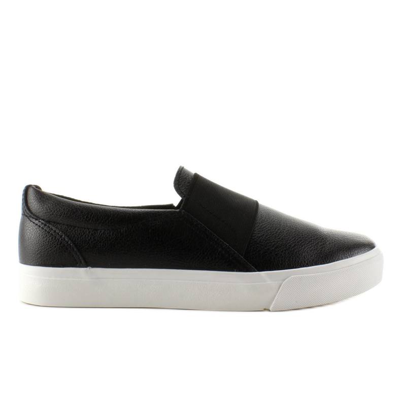 Sneakers Slip-On mit Gummi NB72P Schwarz