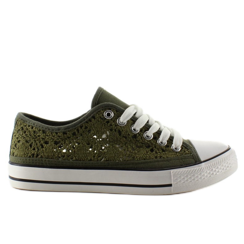 Spitzenturnschuhe für Damen NB89P Grün