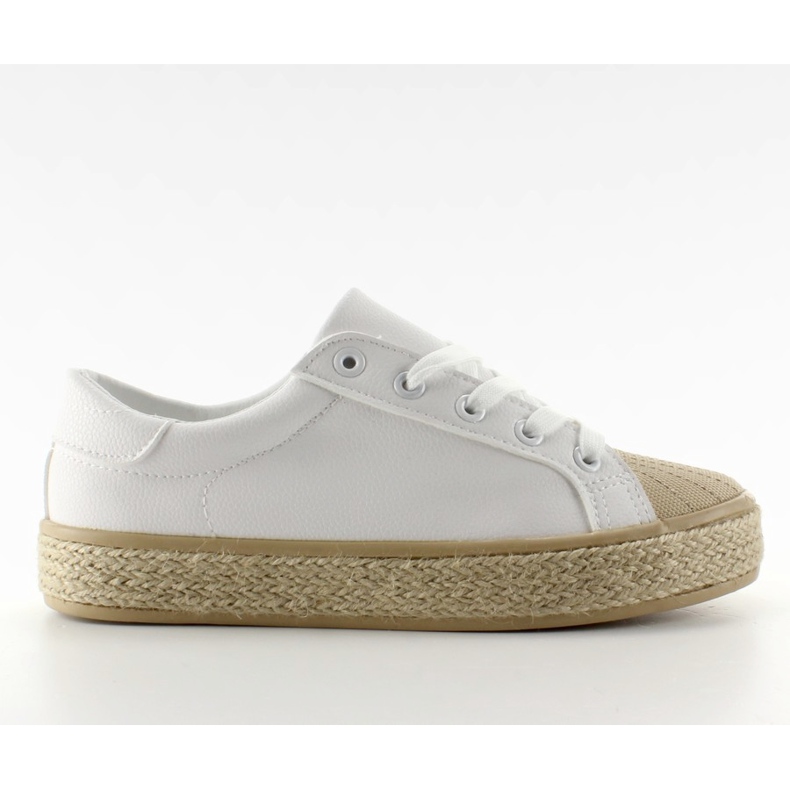 Turnschuhe auf der Canvas-Sohle NA05P White weiß