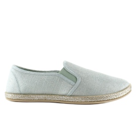 Espadrilles zum Hineinschlüpfen Glamour JX16 Grün