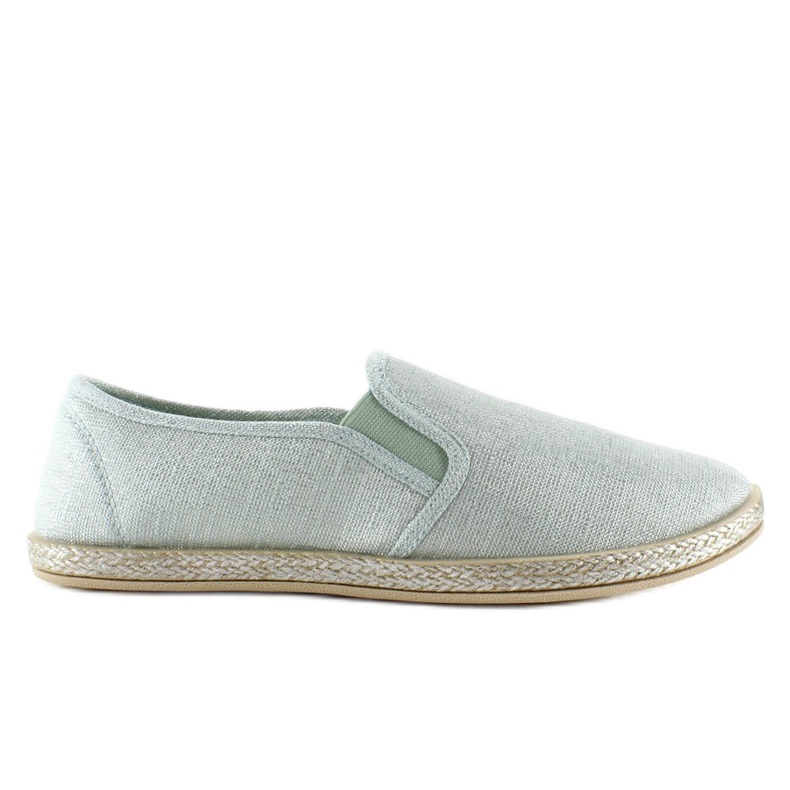 Espadrilles zum Hineinschlüpfen Glamour JX16 Grün
