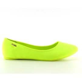 Ballerinas auf der bunten Sohle 11038 Grün