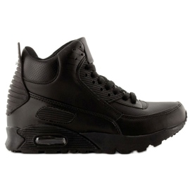 Hoher Sportschuh B3701 schwarz