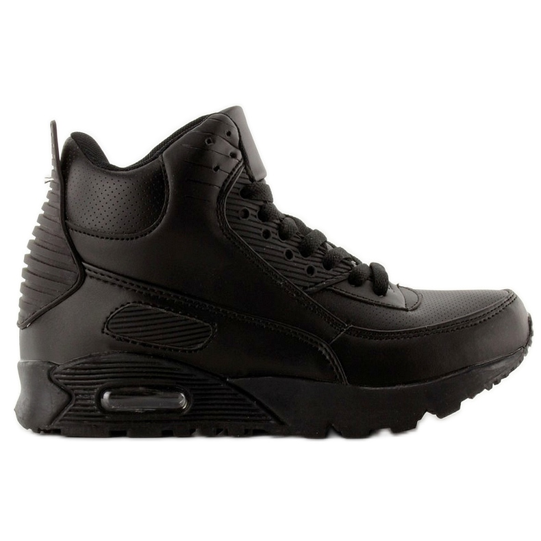 Hoher Sportschuh B3701 schwarz