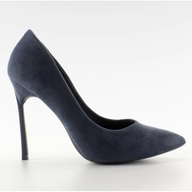Elegante Pumps auf dem originalen 5051 Navy Absatz marineblau