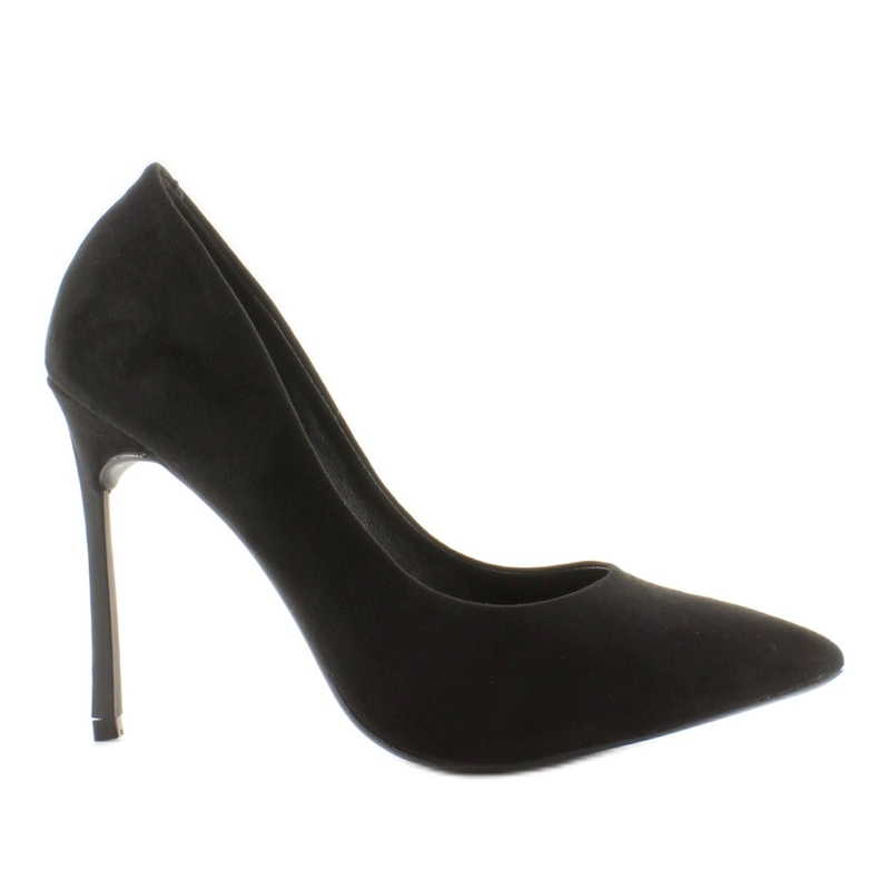 Elegante Pumps mit originellem Absatz schwarz