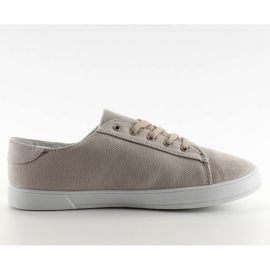 Damen Sneaker Stoff B779 L. Grey grau