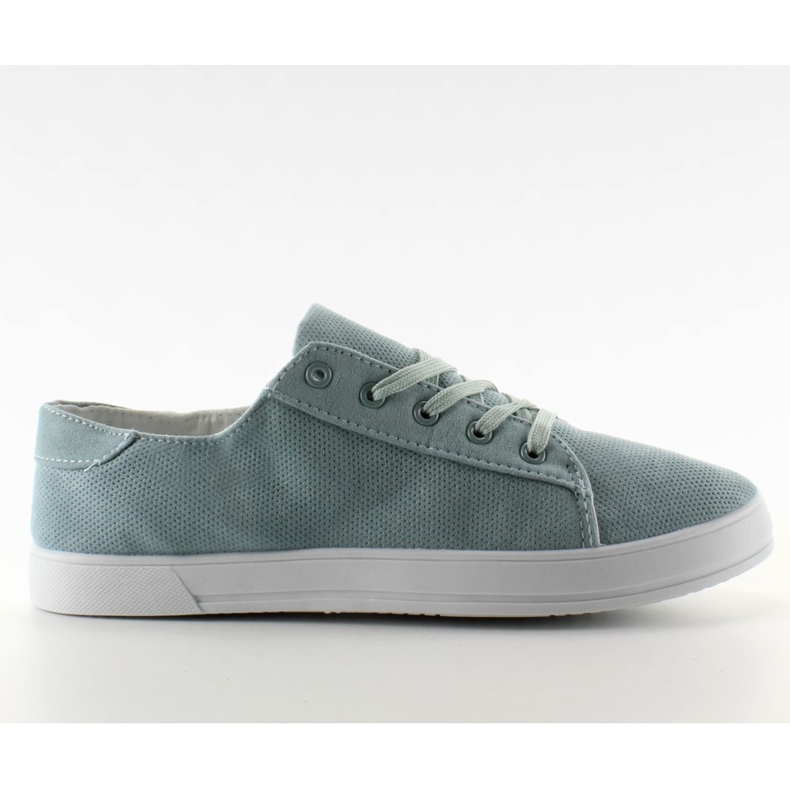 Damen Sneaker Stoff B779 L. Blau