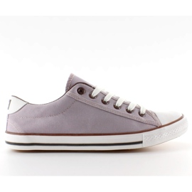 Damen Turnschuhe vollflächig BL63 Grau