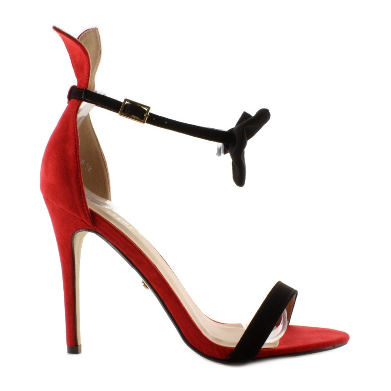 Sandalen an einer Nadel mit Ohren ZJ-15P Rot