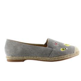 Espadrilles mit JH21p Grey Patches grau