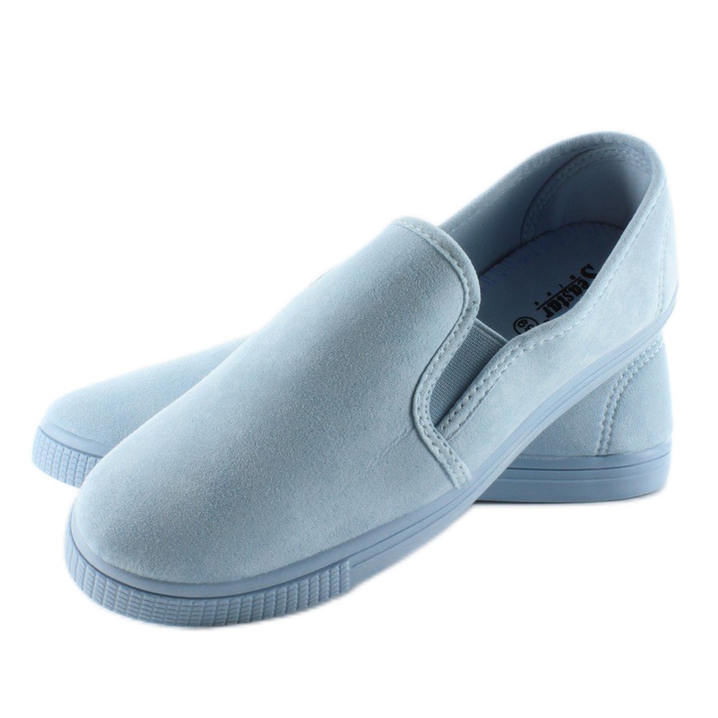 Weiche Slip-On-Sneakers JX40P L. Blau