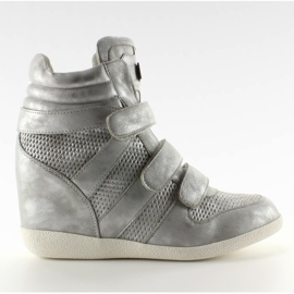 Fullface-Sneaker JT35 silber grau