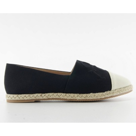 Esapdryle mit geprägten schwarzen Buchstaben T267 braun