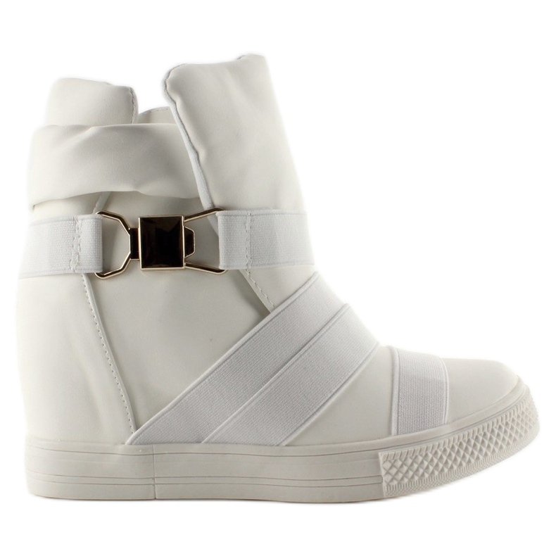 Turnschuhe mit Gummistreifen AF24 Weiß