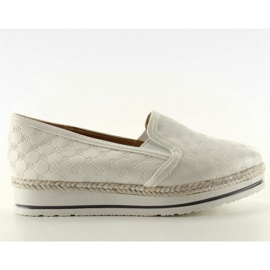 Slipony auf Hightech 6068 Weiß