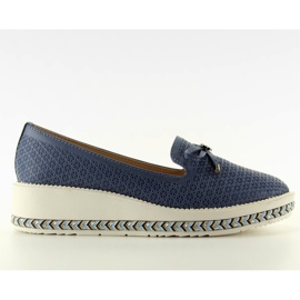Lords Espadrilles 6084 D. Blau marineblau