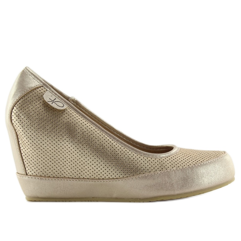 Keilpumps im sportlichen Stil 6089 gelb