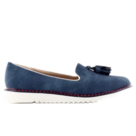 Herrlicher Loafer mit Besatz 9014 D. blau