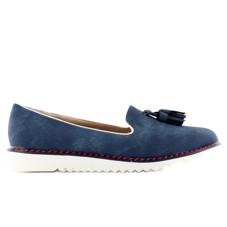 Herrlicher Loafer mit Besatz 9014 D. blau