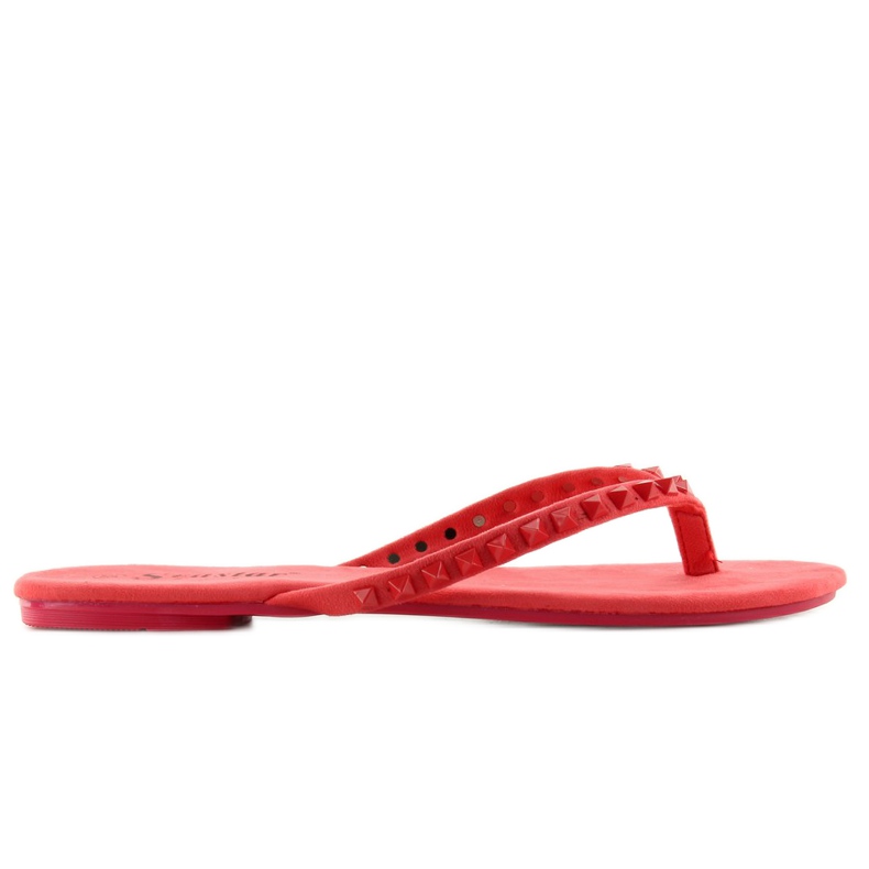 Flip-Flops mit Nieten DD26 rot
