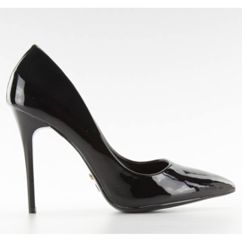 Glatte lackierte Le03 schwarze Fersen