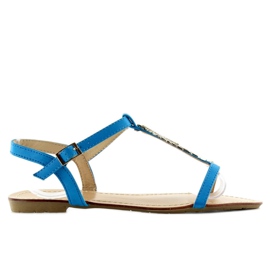 Sandalen mit einem Flügel Slsl6077 Azul blau