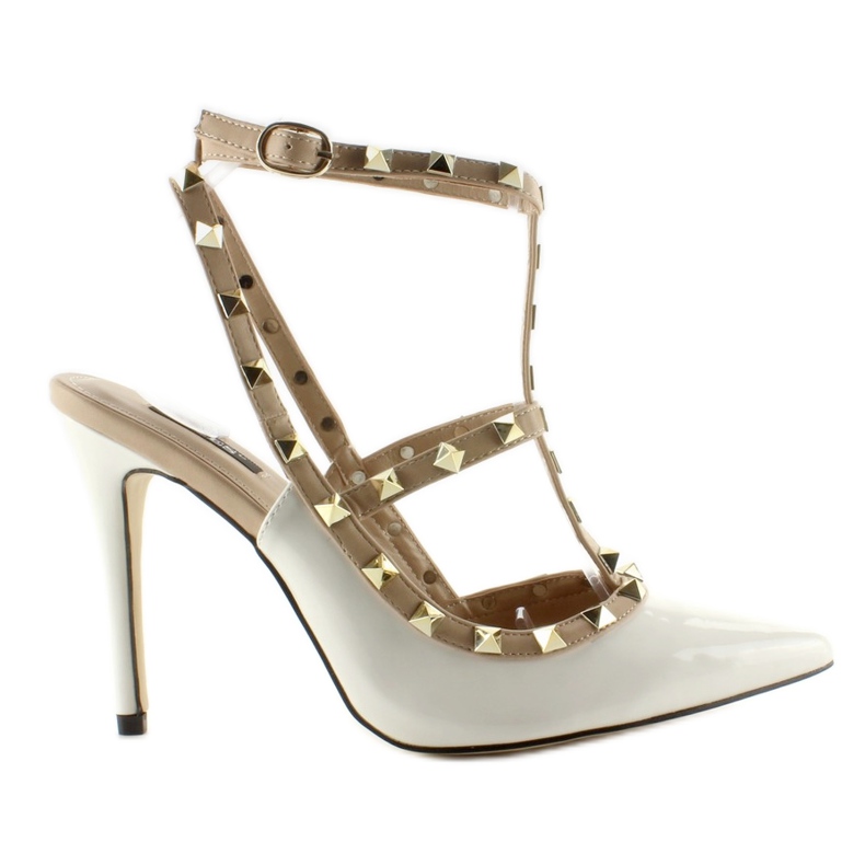 Valentina 1166 weiße Nieten mit Nieten