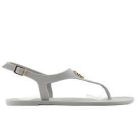 Sandalen Flip-Flops Meliski KM101 L. grau