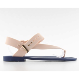 Sandałki Meliski Km119 Marine / D. Beige braun marineblau