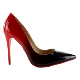 Shaded Ombre Heels LT76 Schwarz / Rot