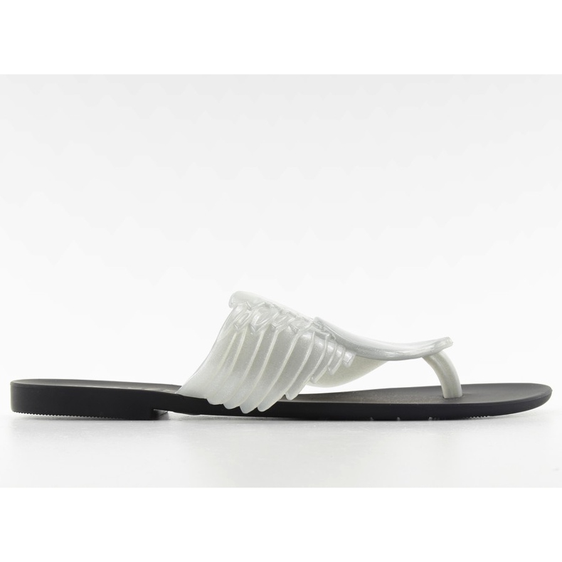 Meliski Fliegendes Herz KM116 SCHWARZ / SILBER weiß