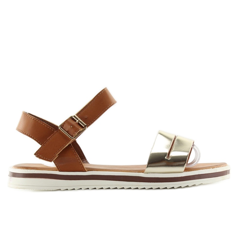 Sandalen mit Knöchelverschluss 7L151 braun