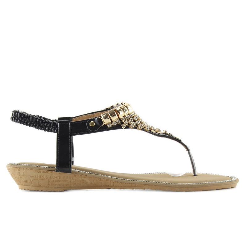 Sandalen reich verziert 2017-32 schwarz