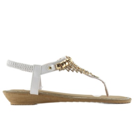 Sandalen reich verziert 2017-32 weiß