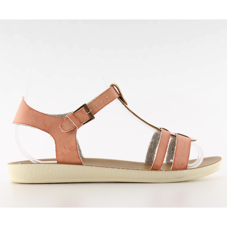 Sandalen mit einem Metallband 760 Rosa