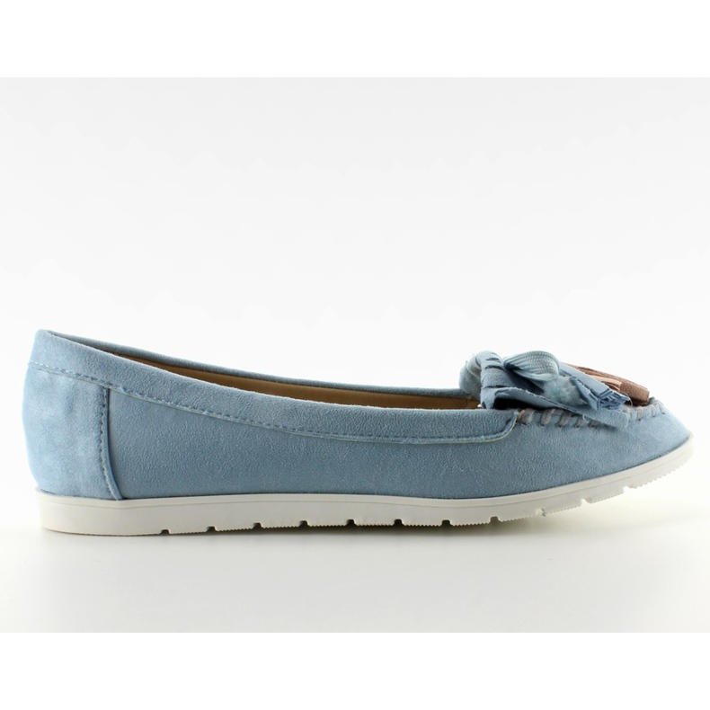 Suede Loafers mit 7122 blauen Quasten