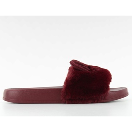 Fellklappen mit dd67p Wein Ohren rot