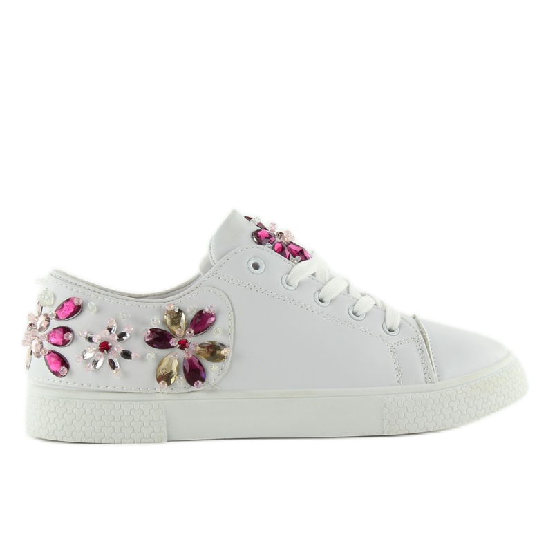Turnschuhe mit Steinen Original Wz 6182 weiß