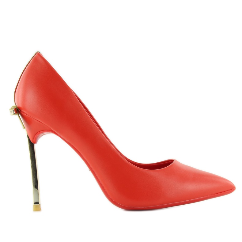 Stilettos mit kleiner Schleife 5080 Rot