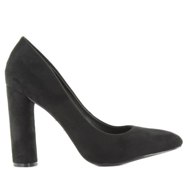 Pumps auf einem ovalen Pfosten le027p Schwarz