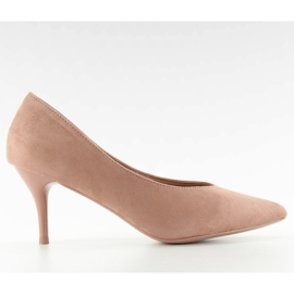 Niedrige Absätze ll-98p Pink rosa