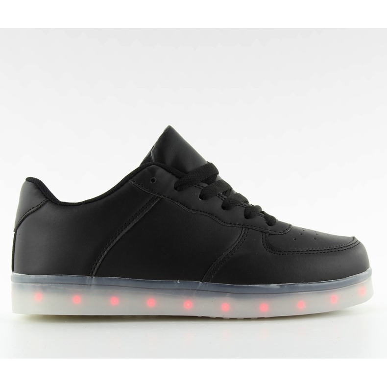 Schuhe mit LEDs Q-3 Schwarz