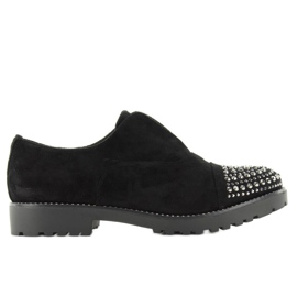 Schuhe mit Nieten an den Zehen Wd31 Schwarz