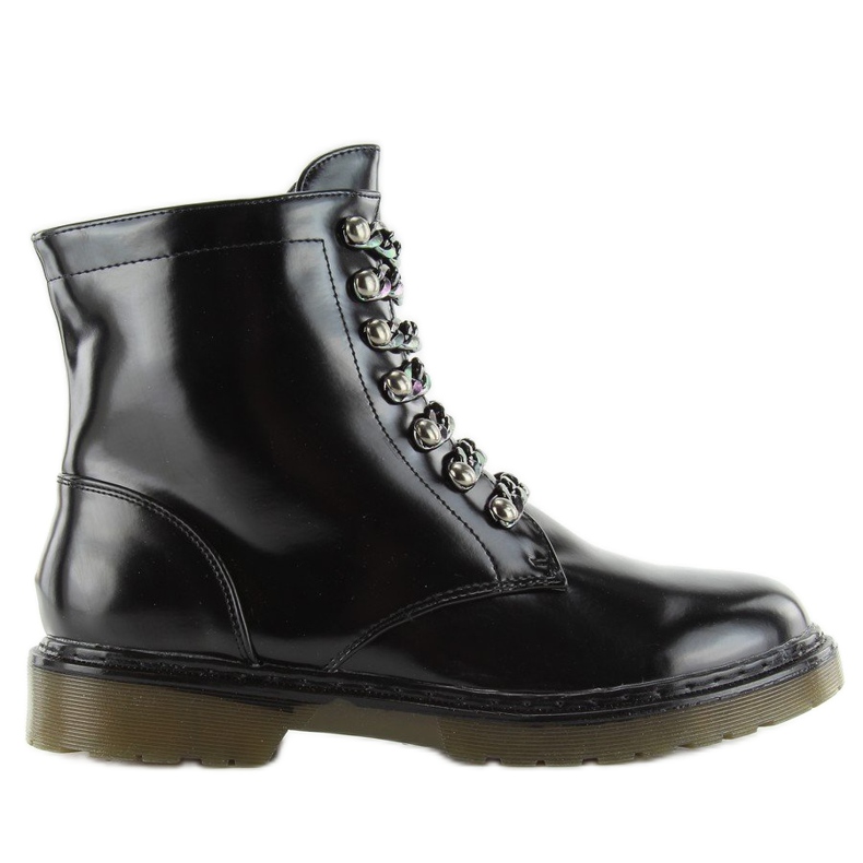 Martensiaki DD32 Schwarze Stiefel