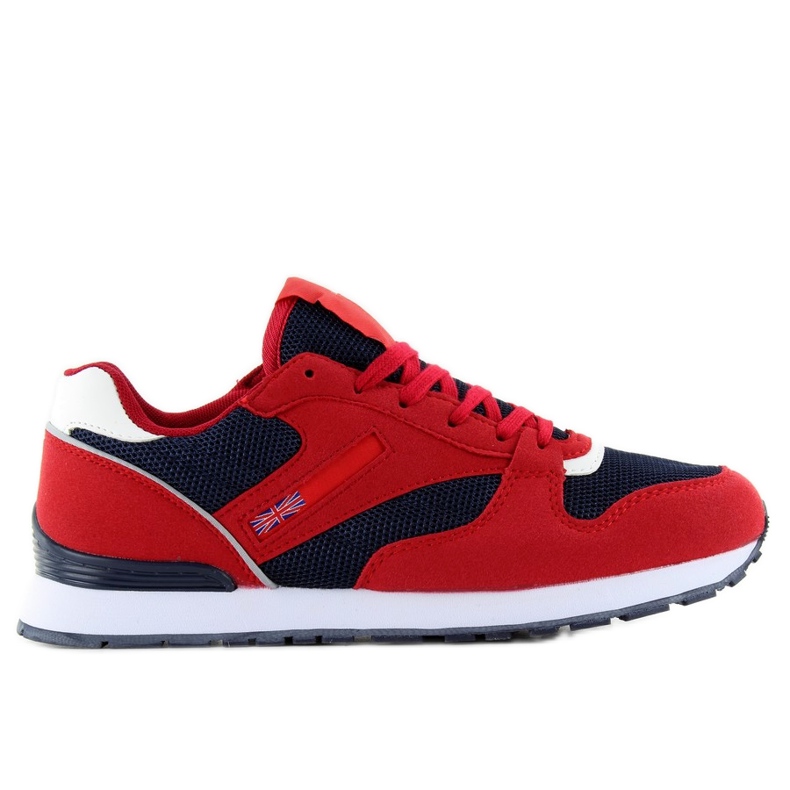 D81 ROT / NAVY super bequemer Sportschuh
