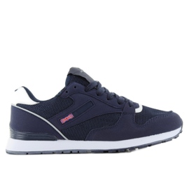 Super bequemer Sportschuh D81 Navy marineblau