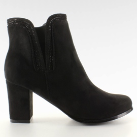 AL-1 Stiefel aus schwarzem Wildleder