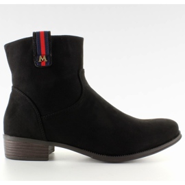 Chelsea Boots aus Wildleder mit elegantem Einsatz schwarz